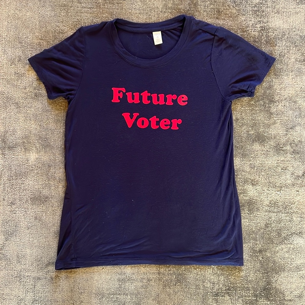 Future voter t shirt 14/16